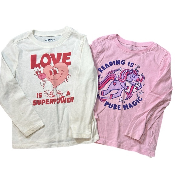 Old Navy Girls 4T Long Sleeve Shirts - Picture 1 of 7